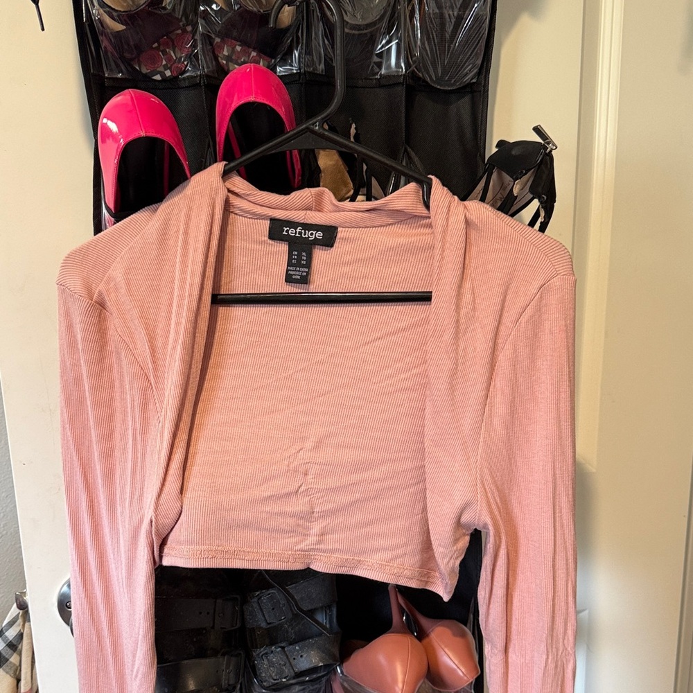 Refuge Blush Pink Crop Top